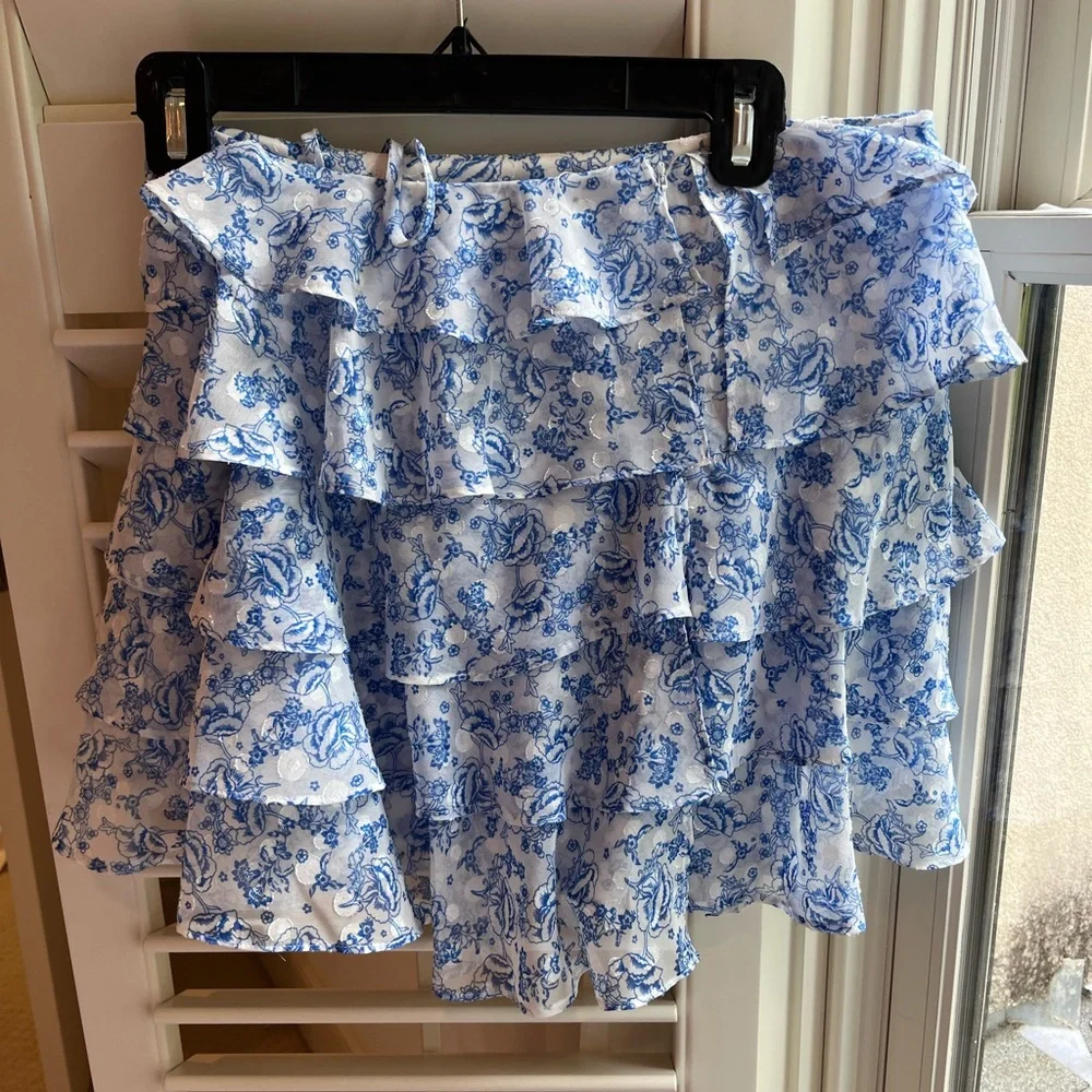 Tularosa Ruffled Mini Skirt - Picture 2 of 3